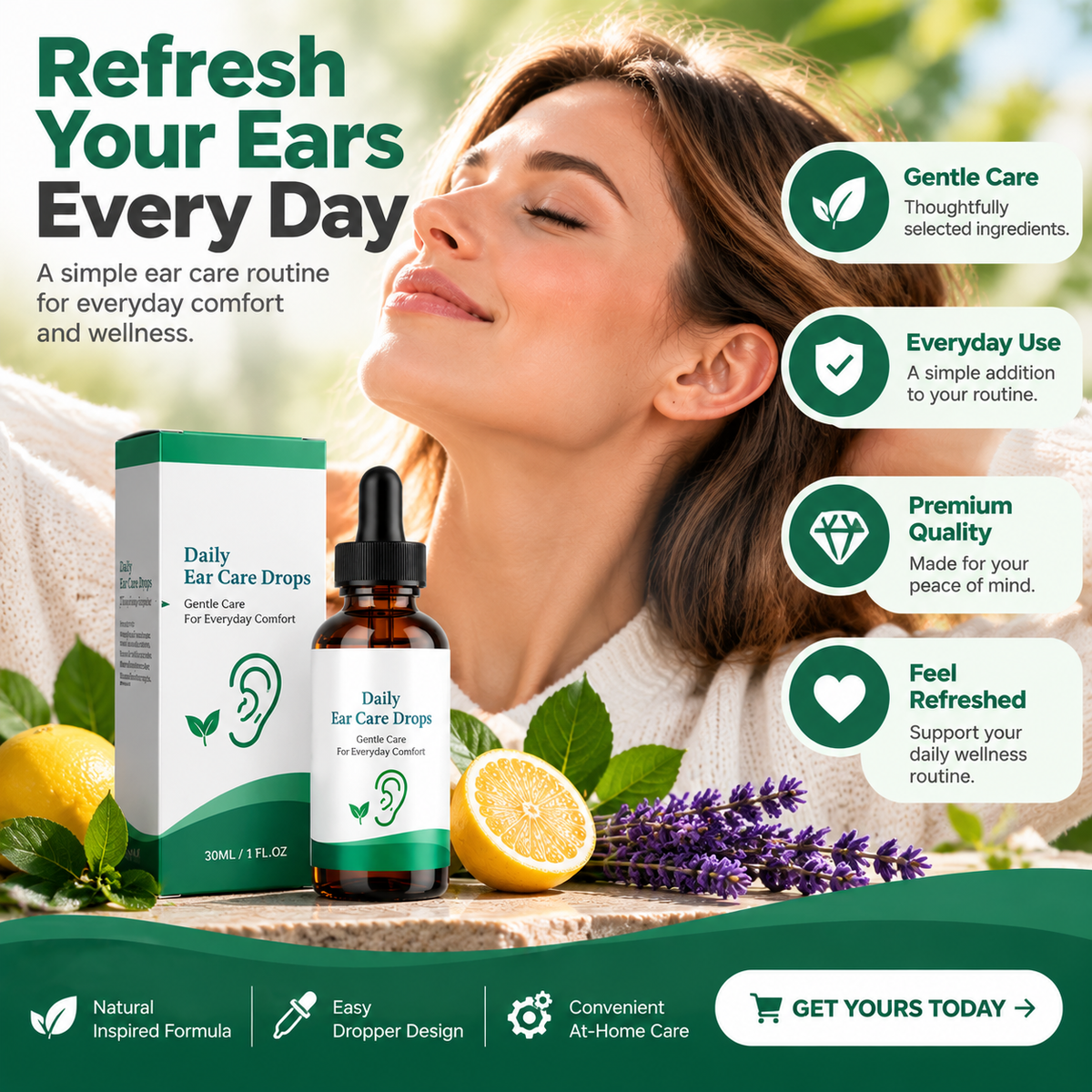 π§ EAR CARE DROPS | Easy Dropper Formula for Daily Personal Care & At-Home Wellness