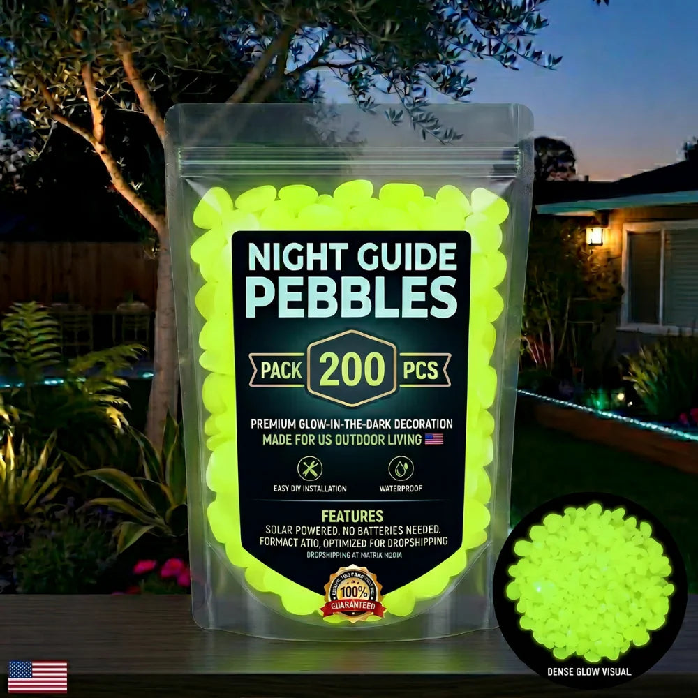 đ„đColorful Glow-in-the-Dark Garden Stones