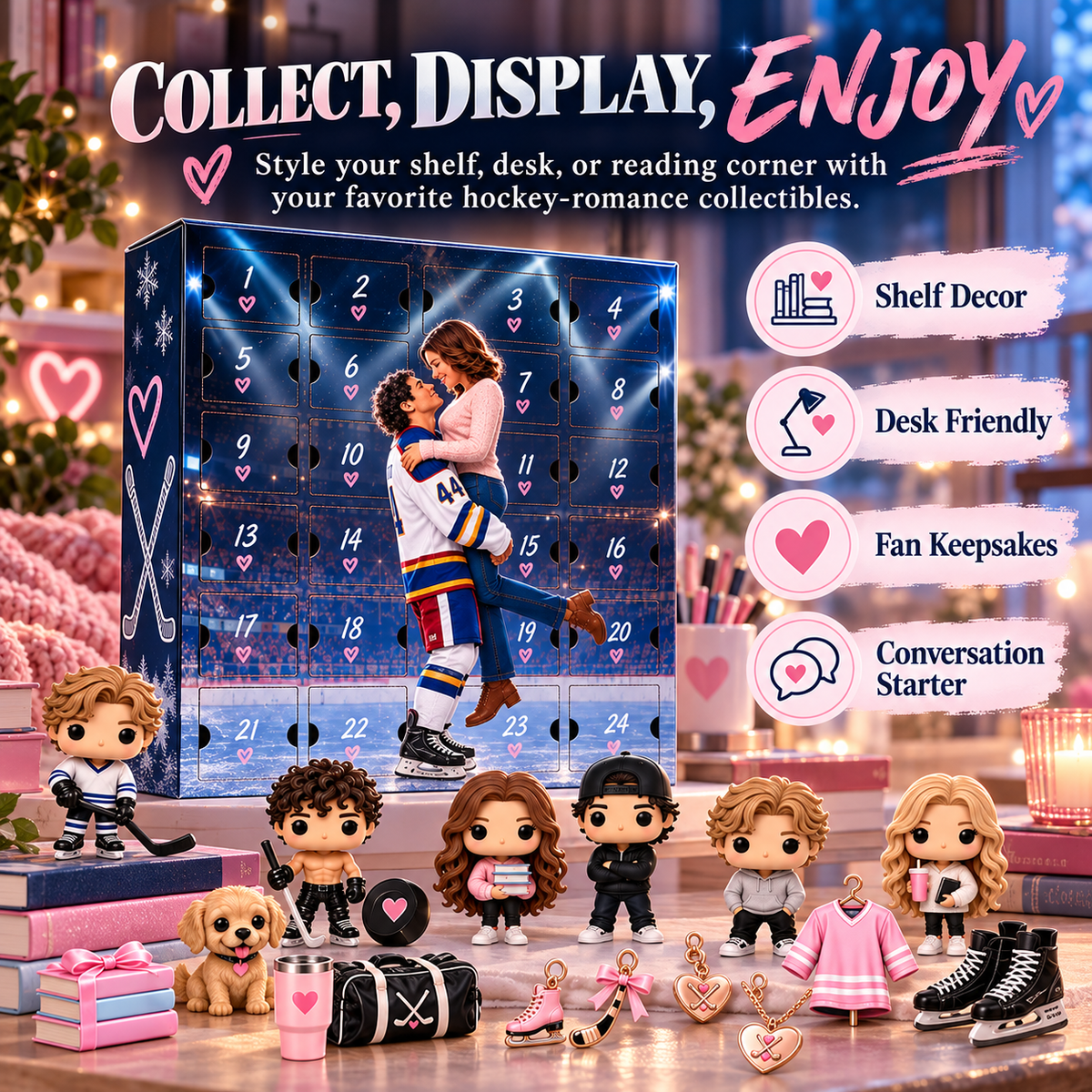 ππ Puck & Promiseβ’ 24-Day Hockey Romance Advent Calendar β A Daily Surprise for Hockey Lovers