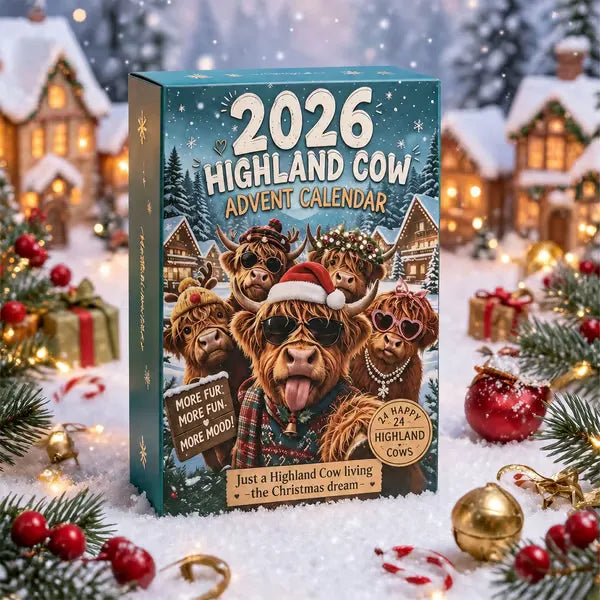 ๐ฅLast Day 49% OFF - ๐๐2026 Highland Cow Advent Calendar