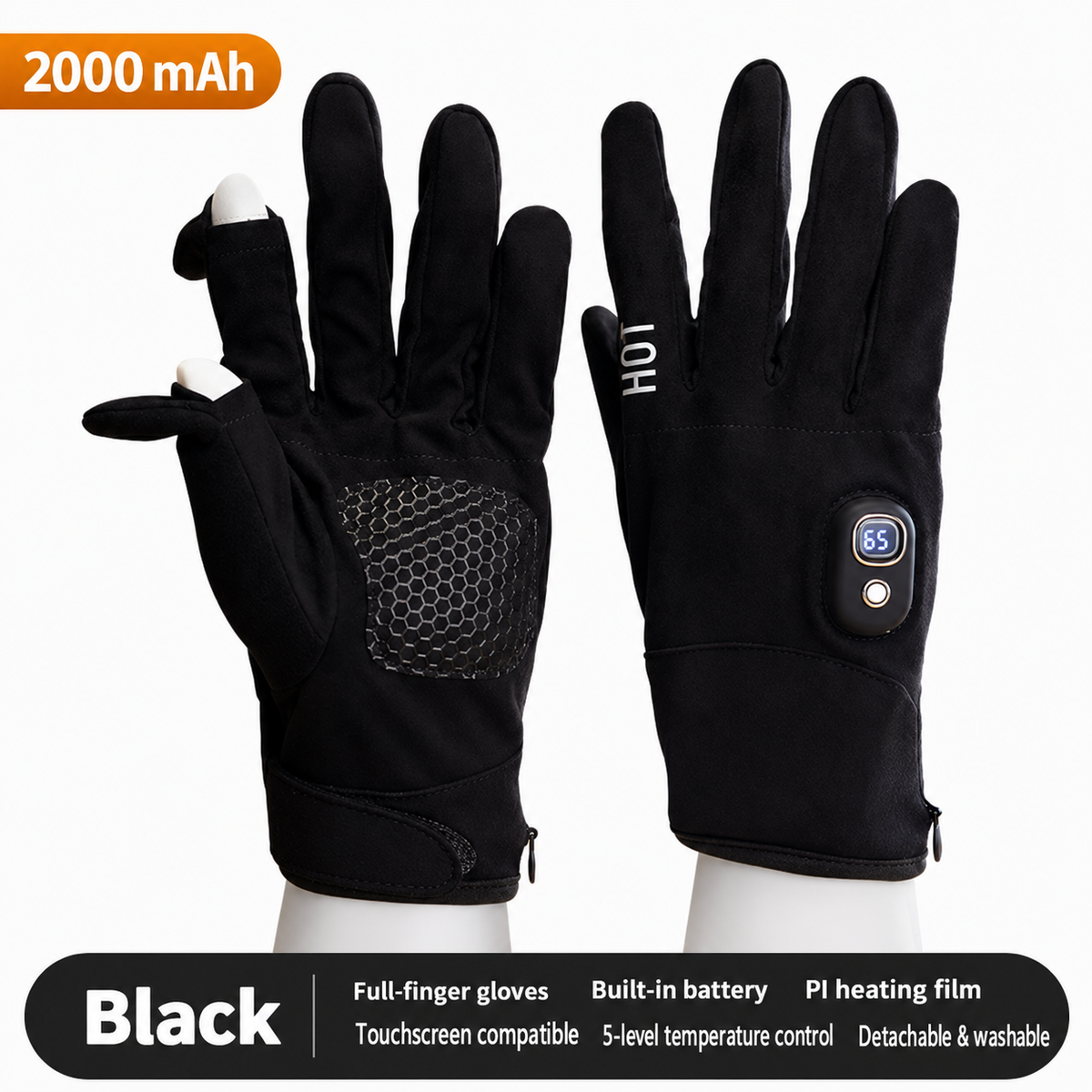 š„ HeatCore⢠Rechargeable Heated Gloves ā 3-Mode Smart Heating & Touchscreen Winter Gloves