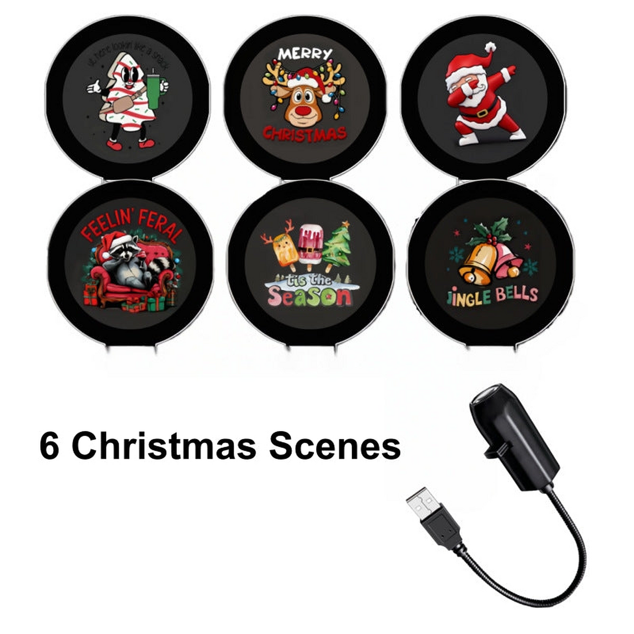 šPlugāandāPlay HD Holiday Projector, MultiāScene Projection Light for Christmas, Halloween & FaithāThemed Decor