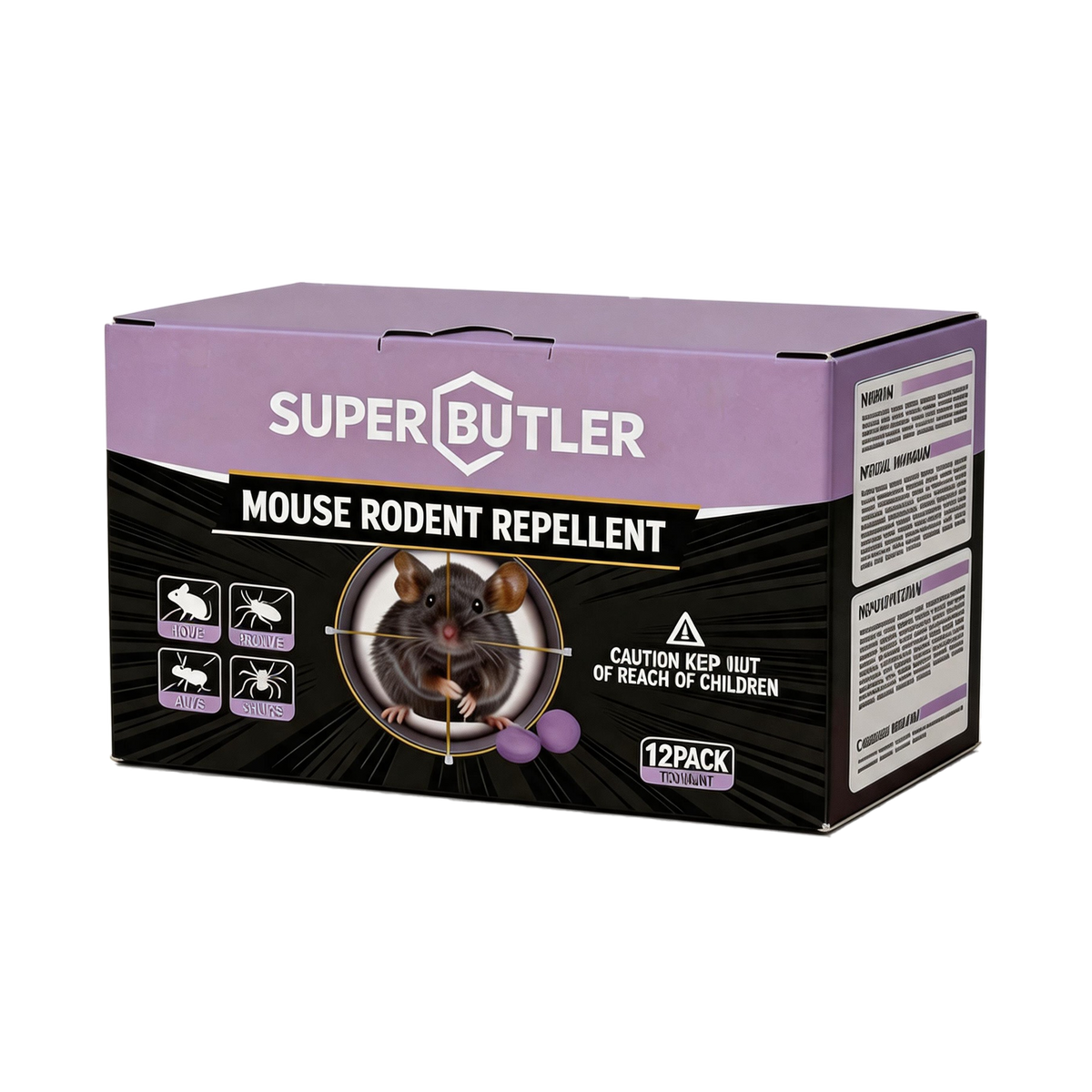 No Kill Rat Repellent, Safe for Home & Family
