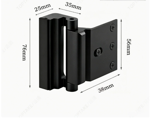 SlimPro™ Compact Side-Mount Door Hinge, Modern Minimalist Cabinet & Door Hardware, Space-Saving Design, Easy Installation Pivot Hinge