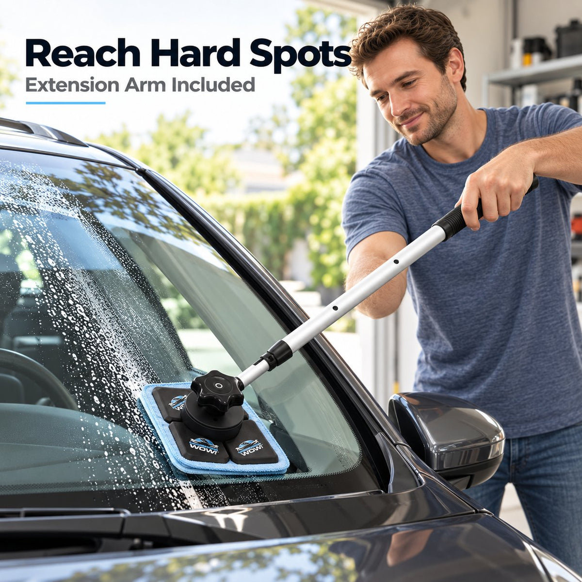 🚗 Dual Magnetic Windshield Cleaner