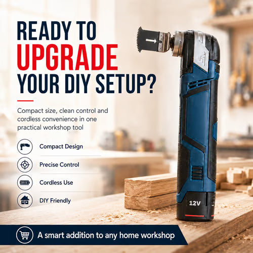 π§ 12V Cordless Precision Multi-Tool β Compact DIY Cutting Tool