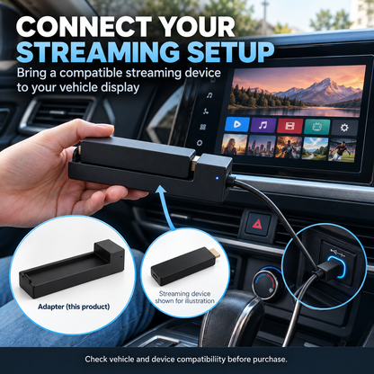 🚗 StreamDrive™ Car Streaming Adapter – Seamless In-Car Entertainment