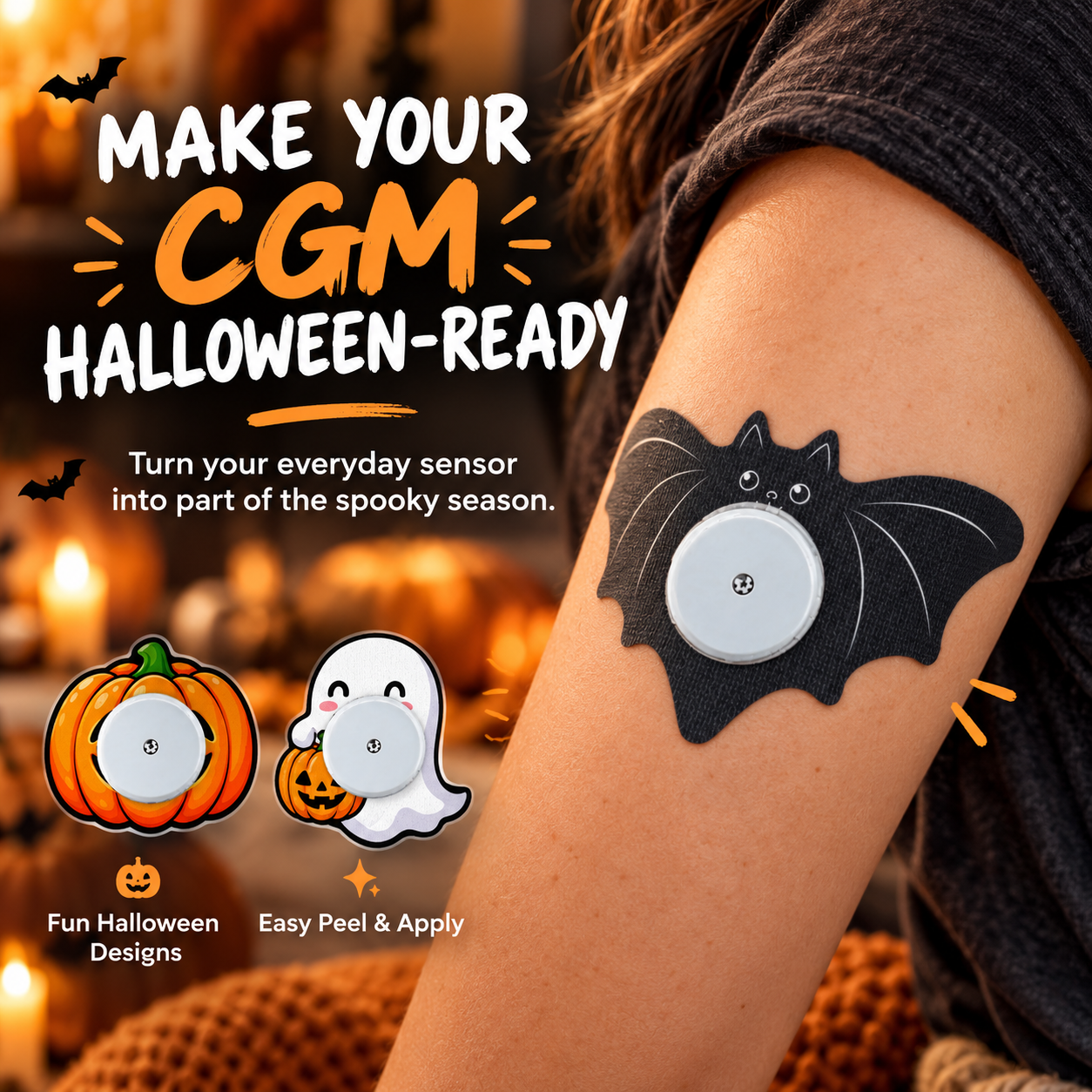 💙 CGM Sensor Adhesive Patch – Medical Grade Overpatch