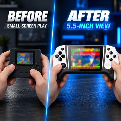 5.5-inch handheld console display comparison