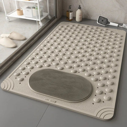 🚿 Non-Slip Shower Floor Mat – Secure Bathroom Grip in Green