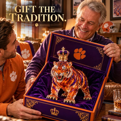 🐅 137th Anniversary Tiger Whiskey Decanter — Bold Bar Decor & Collector Gift