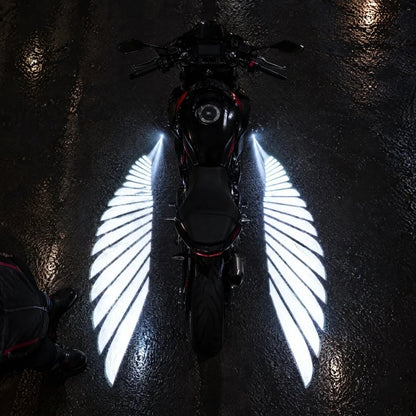 Motorcycle angel wing projector color options