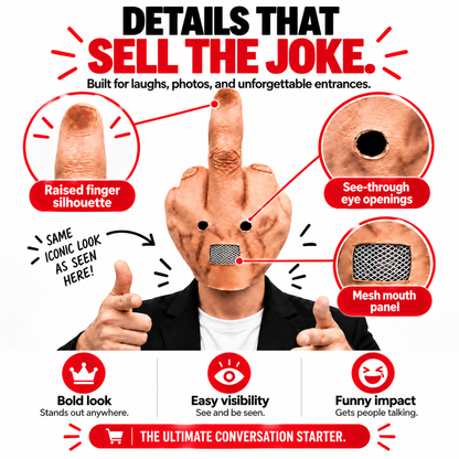 The Ultimate Laugh Mask™ – The Viral Prank Costume Mask That Turns Every Party Into a Comedy Show