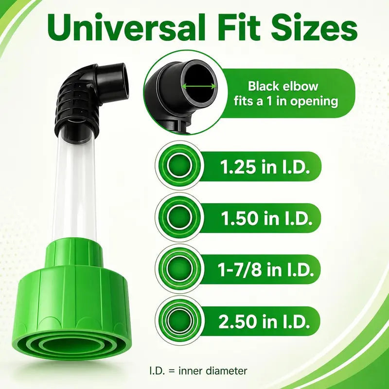 Clear-view AC drain line cleaner adapter - product image 3