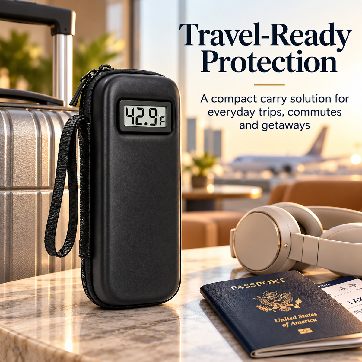 🔥Insulin Cooler Travel Case with Temperature Display