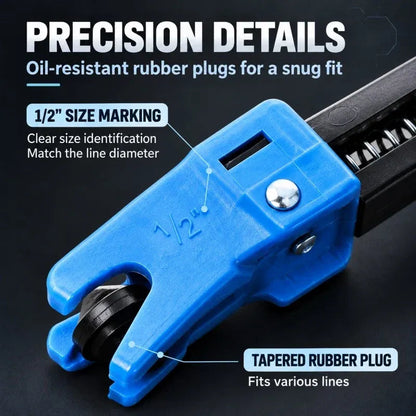 🔧 Brake Fluid Line Plug & Clamp – Handy Automotive Repair Tool