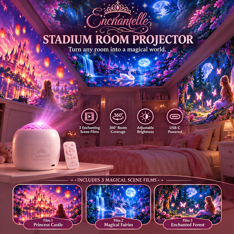 Magical room projector with fantasy scene films - product image 1