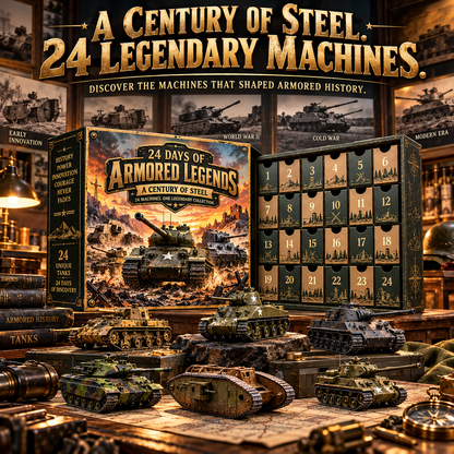 24 different miniature armored vehicle designs