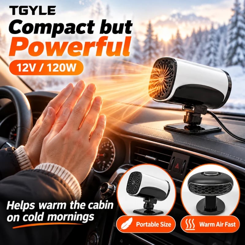 🥶🚗 Foggy Windshield? Meet Your Winter Car Essential! 🔥