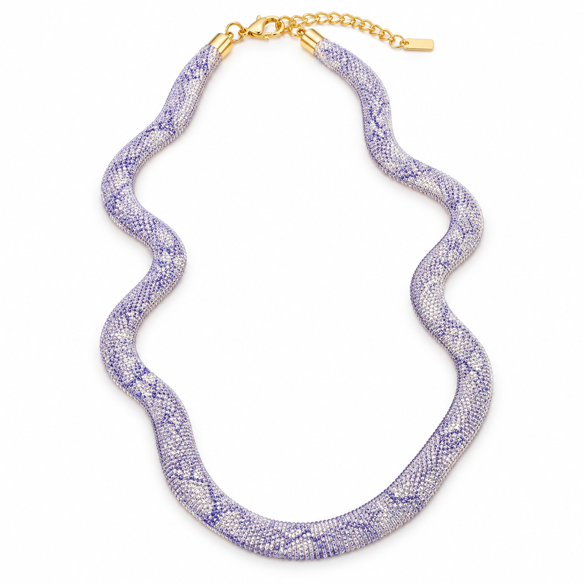 🐍 Crimson Snake-Style Statement Necklace – Bold & Unique Everyday Jewelry