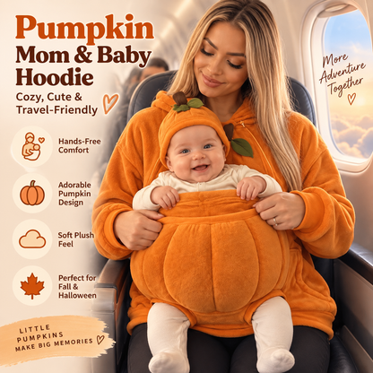 Pumpkin Hug Hoodie – Cozy Fall Moments for Mom & Baby
