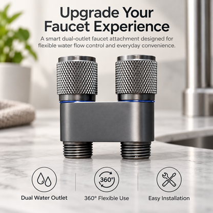 AquaSwitch™ Dual Flow Faucet Adapter ⭐⭐⭐⭐⭐