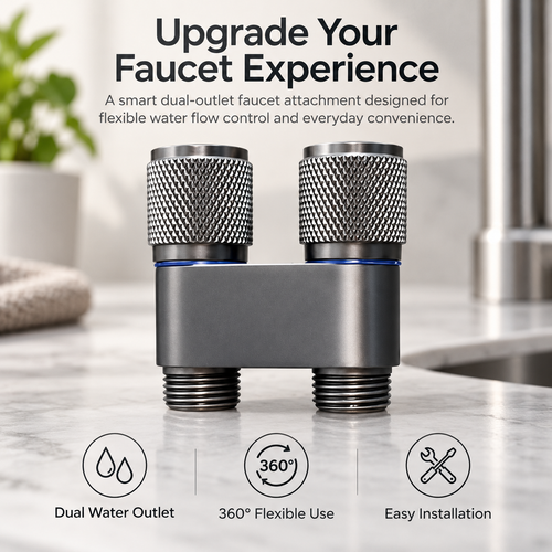 AquaSwitch™ Dual Flow Faucet Adapter ⭐⭐⭐⭐⭐