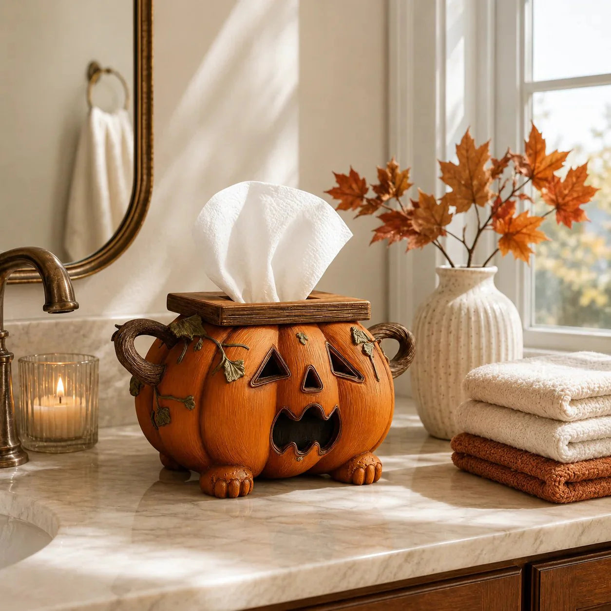 🎃🧻Pumpkin Tissue Box Cover