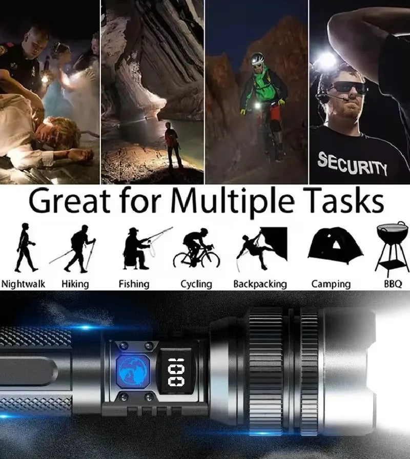 High-power flashlight