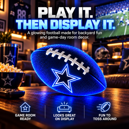 🏈 GlowRush™ Light-Up Football Keep The Game Going After Dark