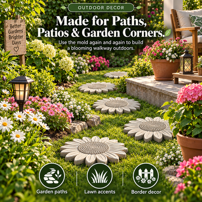 Garden Stepping Stone Mold