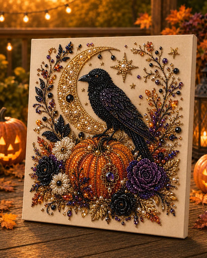 ✨ Halloween Pearl Art DIY Kit – Turn Tiny Pearls into Spooky-Cute Magic