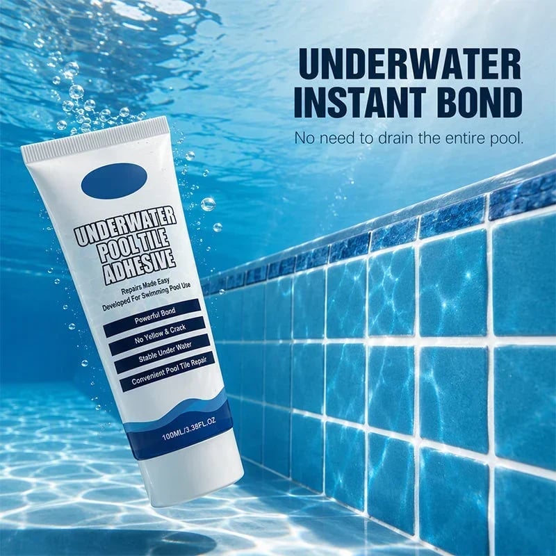 🌟✨ Underwater Pool Tile Adhesive – High Strength Waterproof Repair Glue for Pools