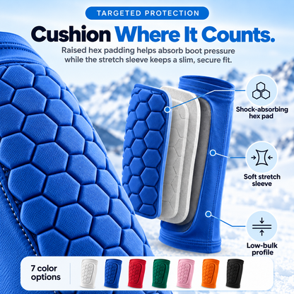 ❄️AlpineShield™ Ski Boot Shin Pads – Low-Profile Cushioning for Comfortable Runs