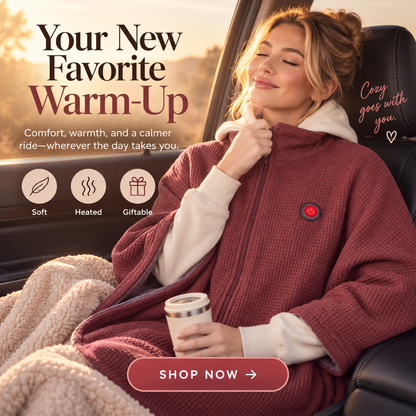 🔥 HeatHug™ Fast-Heating Wearable Blanket