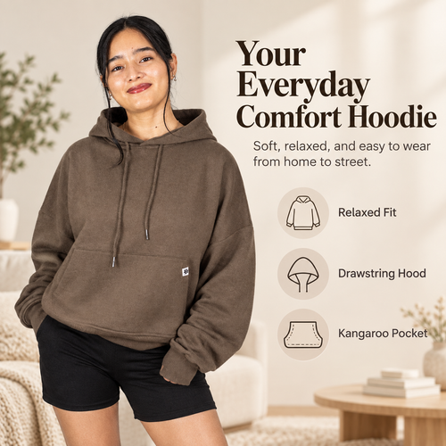 ✨ CloudWear™ Comfort Hoodie – Premium Soft Casual Pullover for Everyday Style