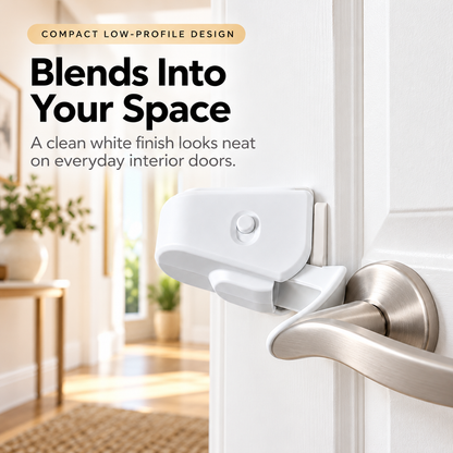 🔒 Childproof Door Lever Lock – Easy Home Safety for Kids 👶