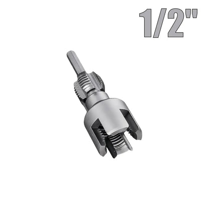 🔥HOT SALE🔥📍Drill-Powered Pipe Thread Cutting Bit — Internal & External Threading for 1/2' & 3/4' Plastic Pipes