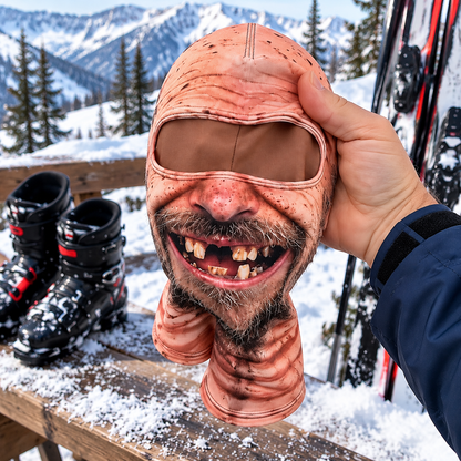 😂 Funny Ski Mask – The Ultimate Slope Prank!