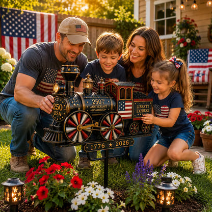 🚂USA 250 “Liberty Express” Train Garden Wind Spinner
