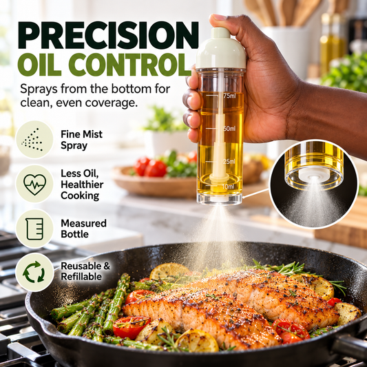 Refillable Cooking Oil Sprayer — More Control, Less Guesswork