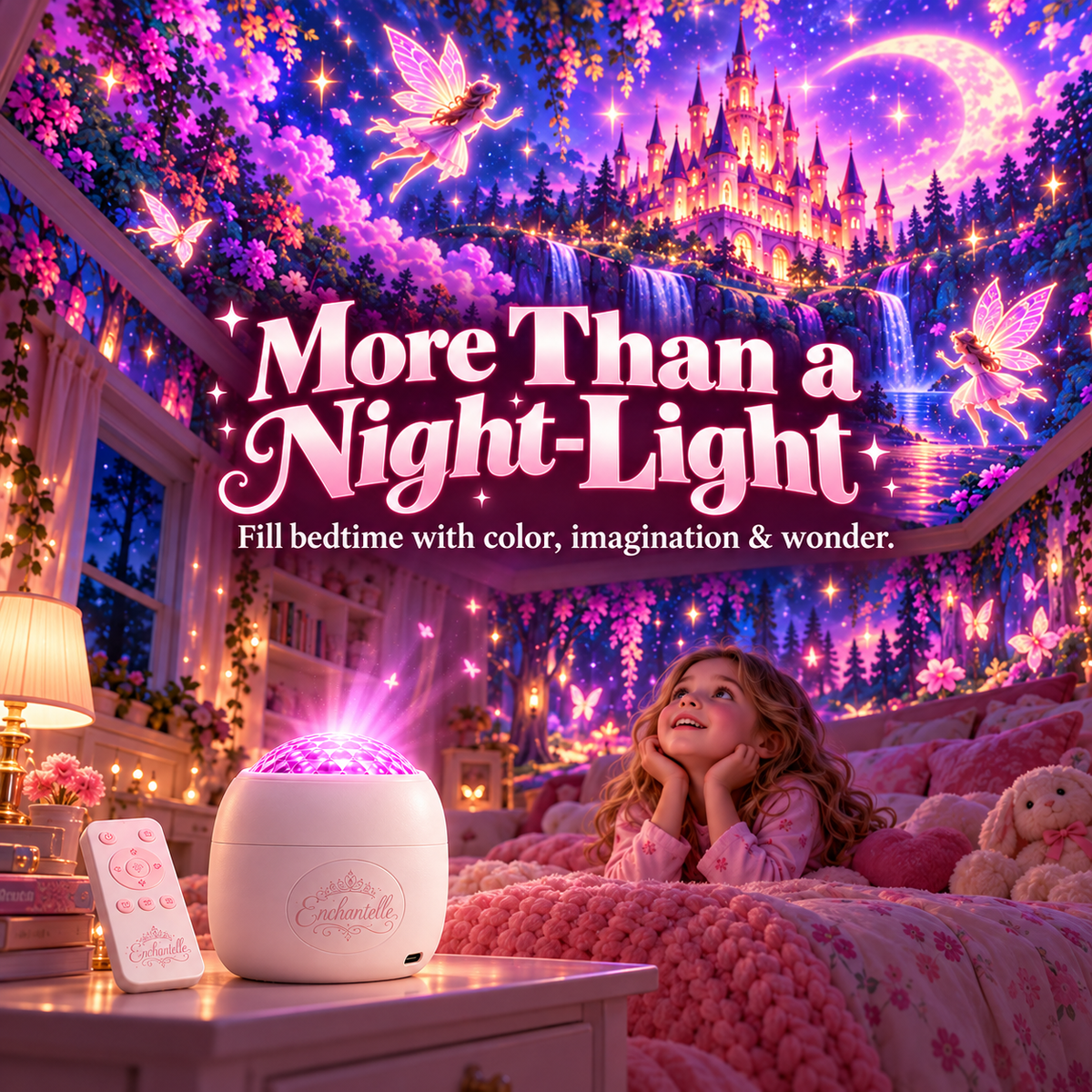 Magical room projector with fantasy scene films - product image 5