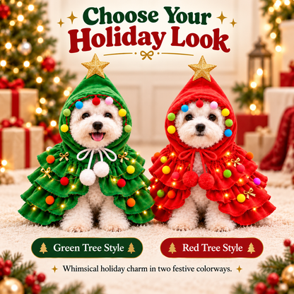 🎄 PawTree™ Christmas Dog Costume – Cozy Holiday Outfit for Festive Photos & Parties