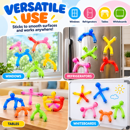 Unisex Kids' Magnetic Building Set (Set of 10)
