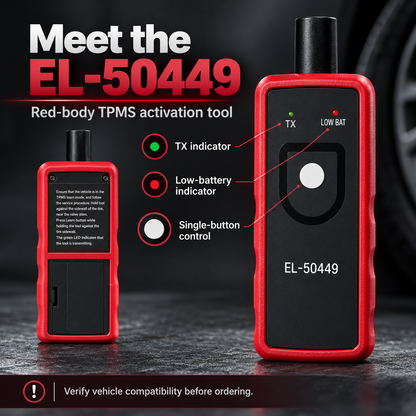 🚗 TPMS Relearn Pro™ – Tire Sensor Activation Tool ⚡