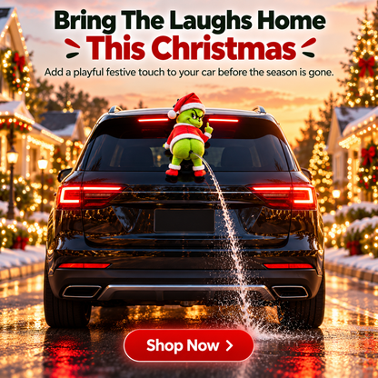 🎄 Funny Christmas Car Wiper Decoration – Holiday Mischief Ornament 🚗🎅