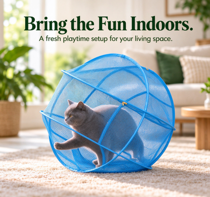 PurrHaven™ 360 Cat Playpen
