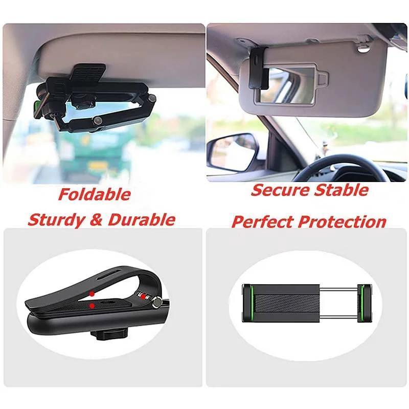📱 1080° Visor Phone Holder – Rotate, Extend & Fold