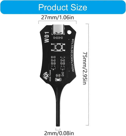 Type-C Motherboard Coil & Inductor Diagnostic Tester – Circuit Board Detection Tool 🔍