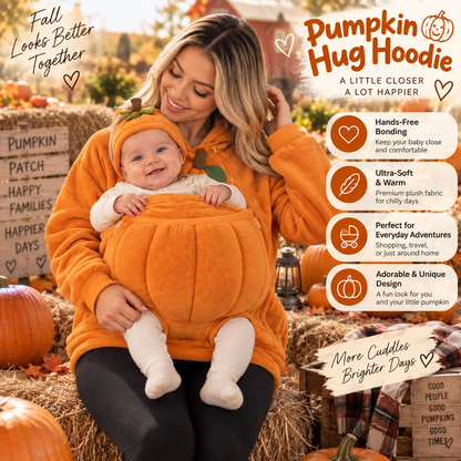 Pumpkin Hug Hoodie – Cozy Fall Moments for Mom & Baby